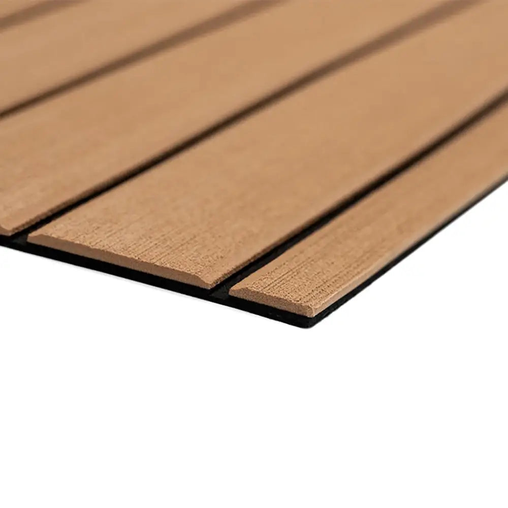 SeaDek 40’’ x 80’’ 6mm Teak Full Sheet - Brushed Texture - Mocha/Black (1016mm x 2032mm x 6mm) [32279-80093] - Deck