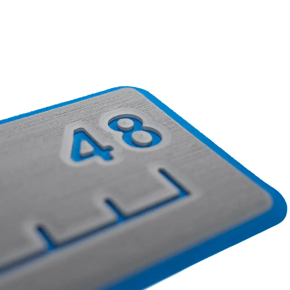 SeaDek 48 Routed Ruler - 6mm - Brushed Texture - Storm Grey/Bimini Blue [53584-18363] - Deck / Galley