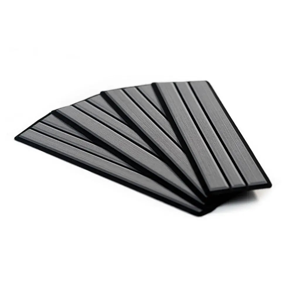 SeaDek Faux Teak 4-Piece Step Kit - Storm Grey/Black [23902-80066] - Deck / Galley