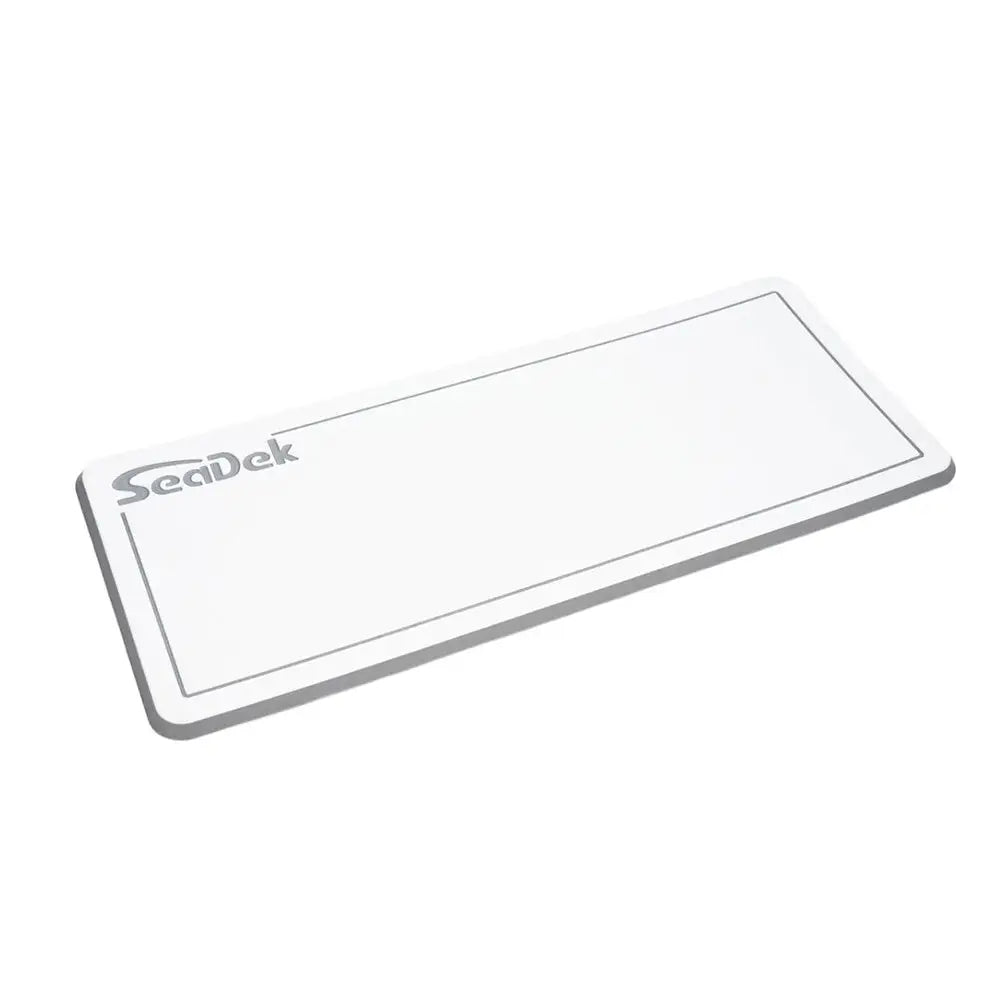 SeaDek Small Helm Pad - White/Storm Grey w/SeaDek Logo [37925-80375] - Deck / Galley
