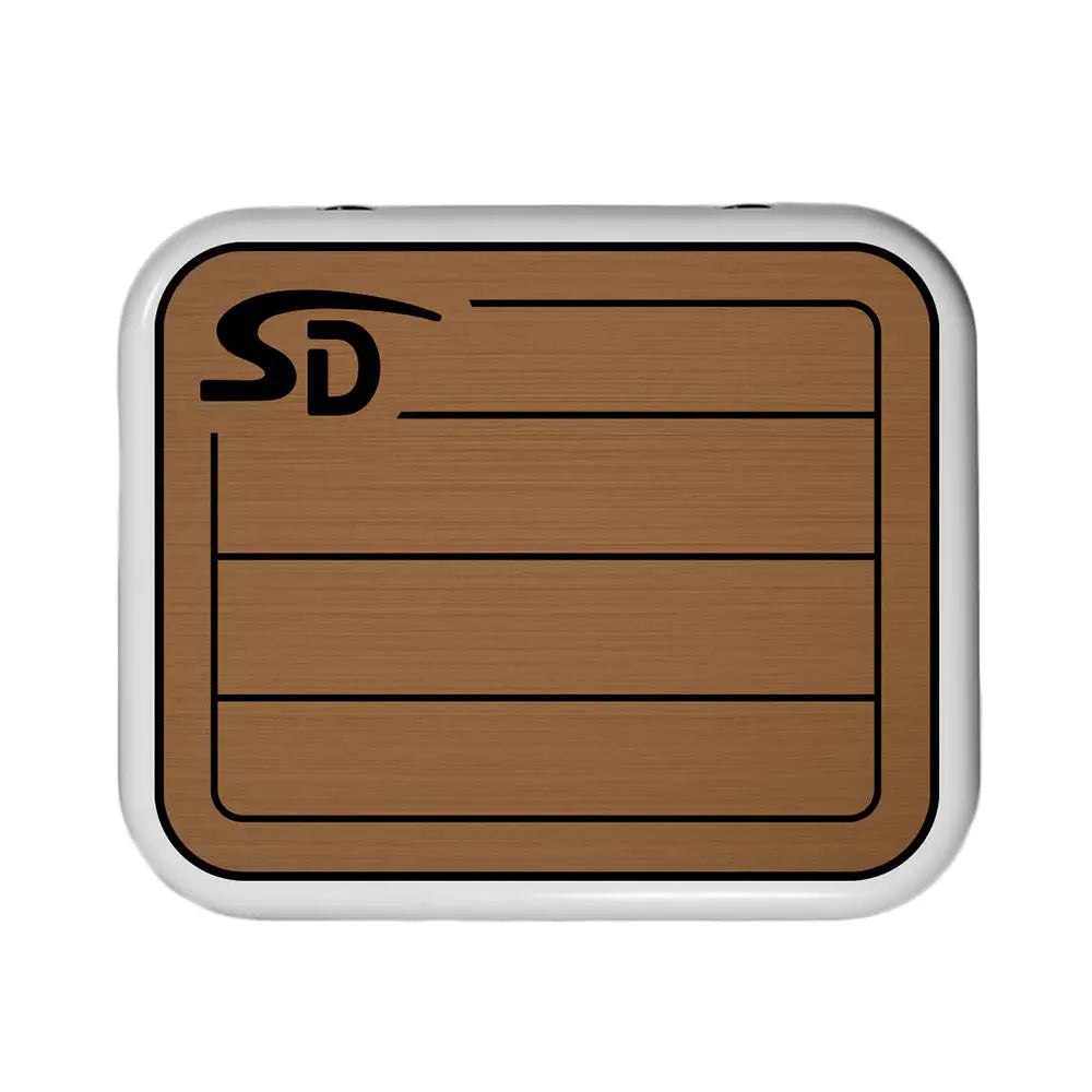 SeaDek YETI Roadie 24 Teak Cooler Pad - 6mm - Mocha/Black [53637-80093] - Deck / Galley