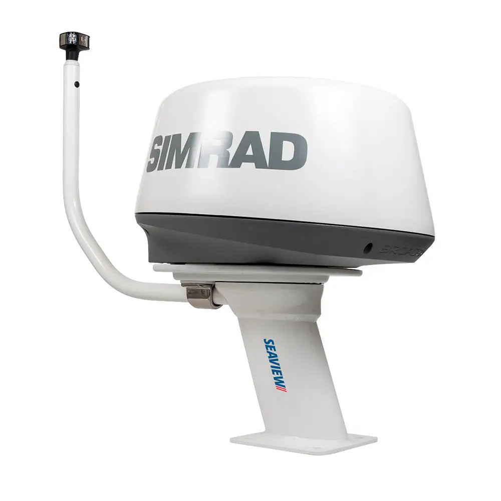 Seaview 10’’ Modular Mount AFT Raked 7 x 7 Base Plate - Top Plate Required [PMA-107-M1] - Radar/TV Mounts