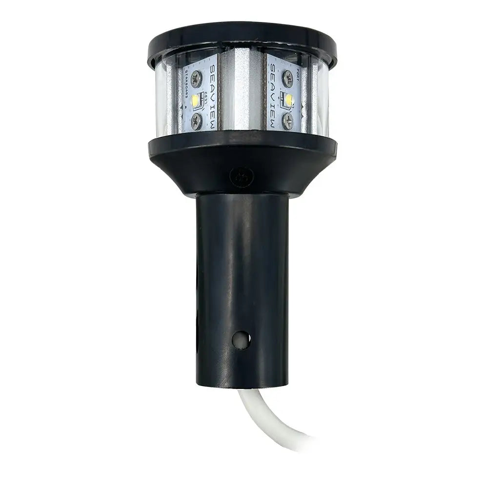Seaview 12V C5 Certified Round 3nm LED Combo Masthead All-Round Light - Black [LTBLED12C5BLK] - Navigation Lights