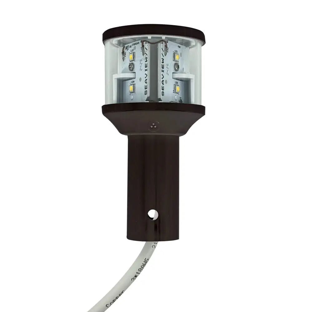 Seaview 24V Black Round LED Combo Masthead All Round Light C5 - Navigation Lights