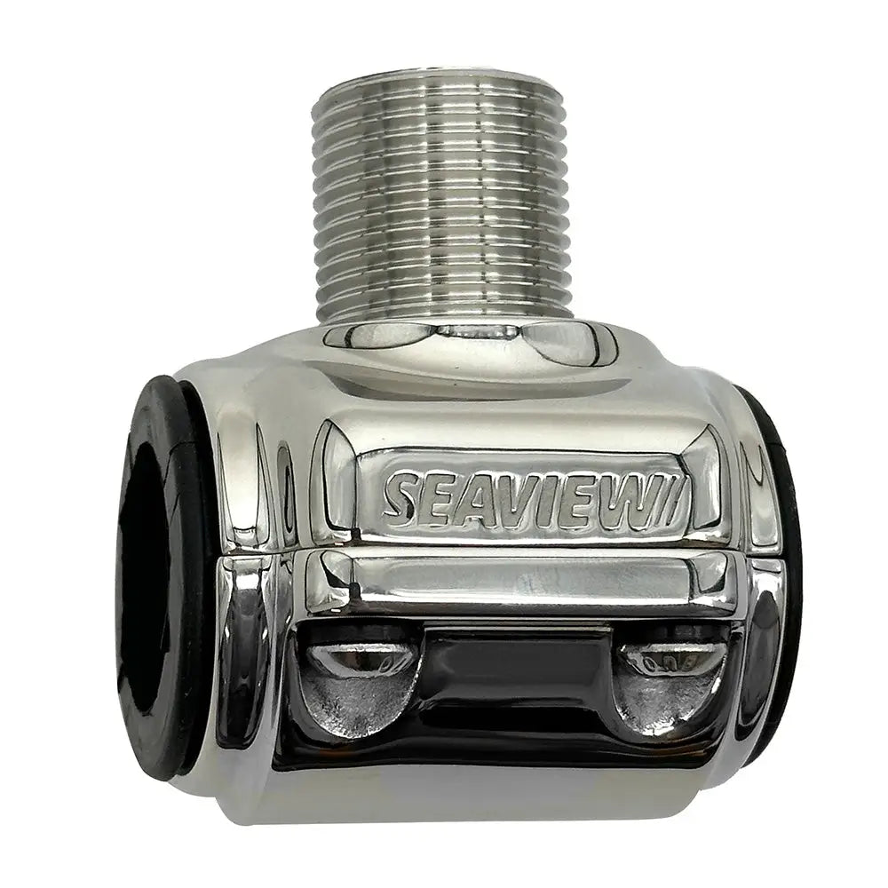 Seaview 316 Stainless Steel Antenna Rail Mount - 1’’ - 1-1/4’’ Rails [SVRCL1] - Antenna Mounts & Accessories