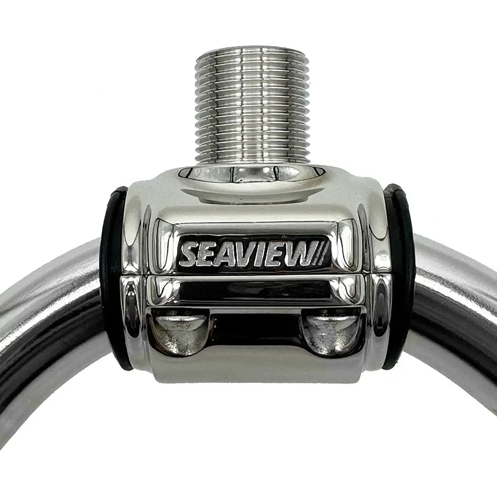 Seaview 316 Stainless Steel Antenna Rail Mount - 1’’ - 1-1/4’’ Rails [SVRCL1] - Antenna Mounts & Accessories