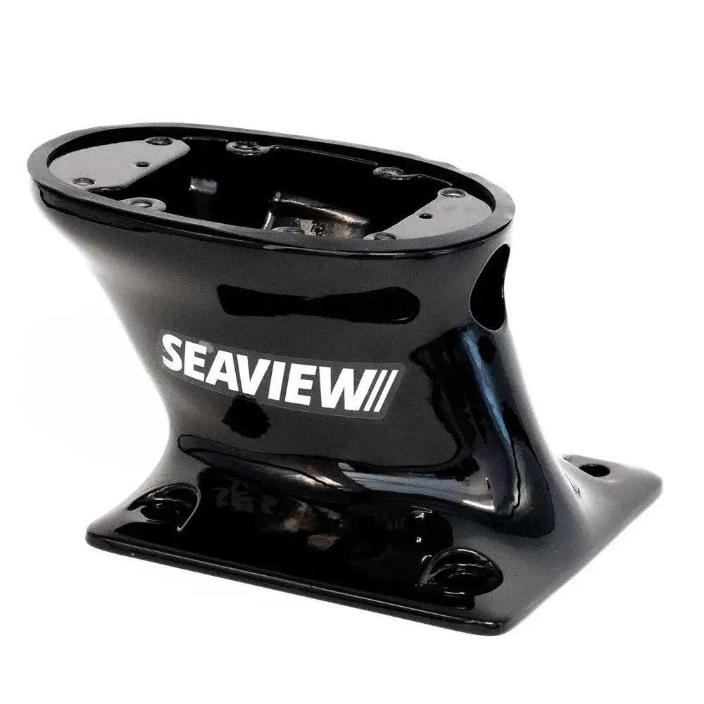 Seaview 5’’ Black Modular Mount - Forward Raked - 7’’x7’’ Base Plate - Top Plate Required [PMF57M1BLK] - Radar/TV Mounts