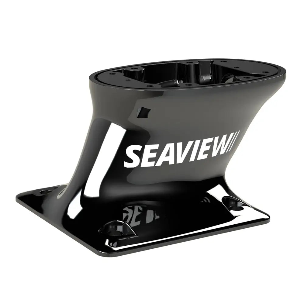 Seaview 5’’ Modular Mount Aft Raked 7x7 Base Top Plate Required - Black [PMA57M1BLK] - Radar/TV Mounts