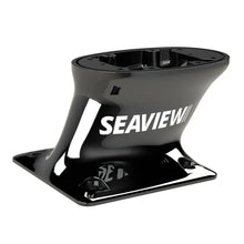 Seaview 5’’ Modular Mount Aft Raked 7x7 Base Top Plate Required - Black [PMA57M1BLK] - Radar/TV Mounts