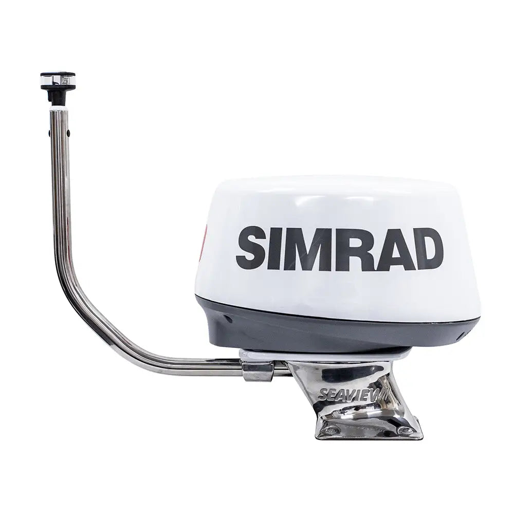 Seaview 5’’ Stainless Steel Power Mount - 7’’ x 7’’ Base - f/Garmin/Raymarine 3G/4G Radar [PMA-5-7LSS] - Radar/TV Mounts