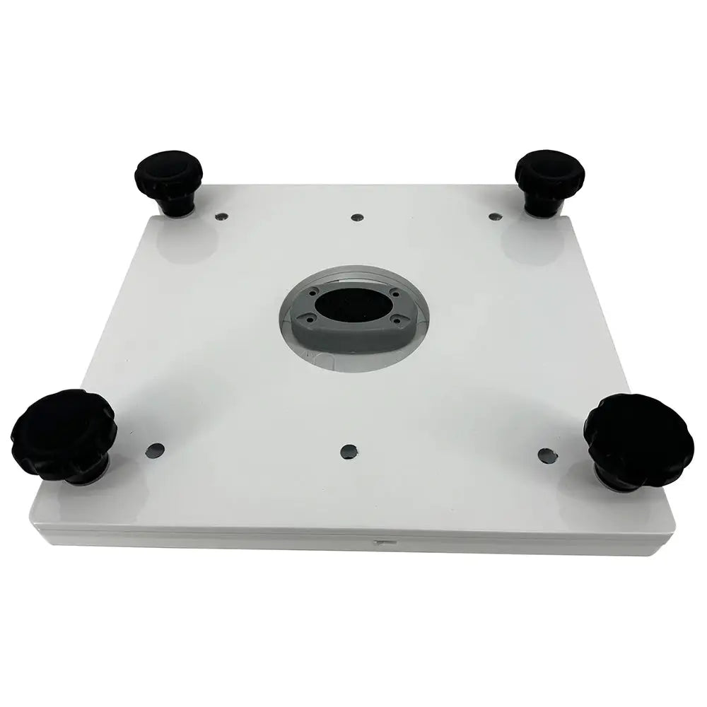 Seaview Removable Base f/Pedestal Mounts w/10x10 Base Plate - White [PMRB10] - Radar/TV Mounts