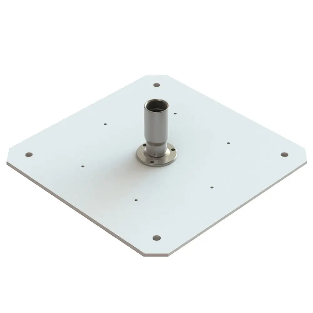 Seaview Starlink Adapter Plate f/24’’ KVH Domes w/Starlink Stainless Steel 1’’-14 Threaded Adapter Stainless Steel