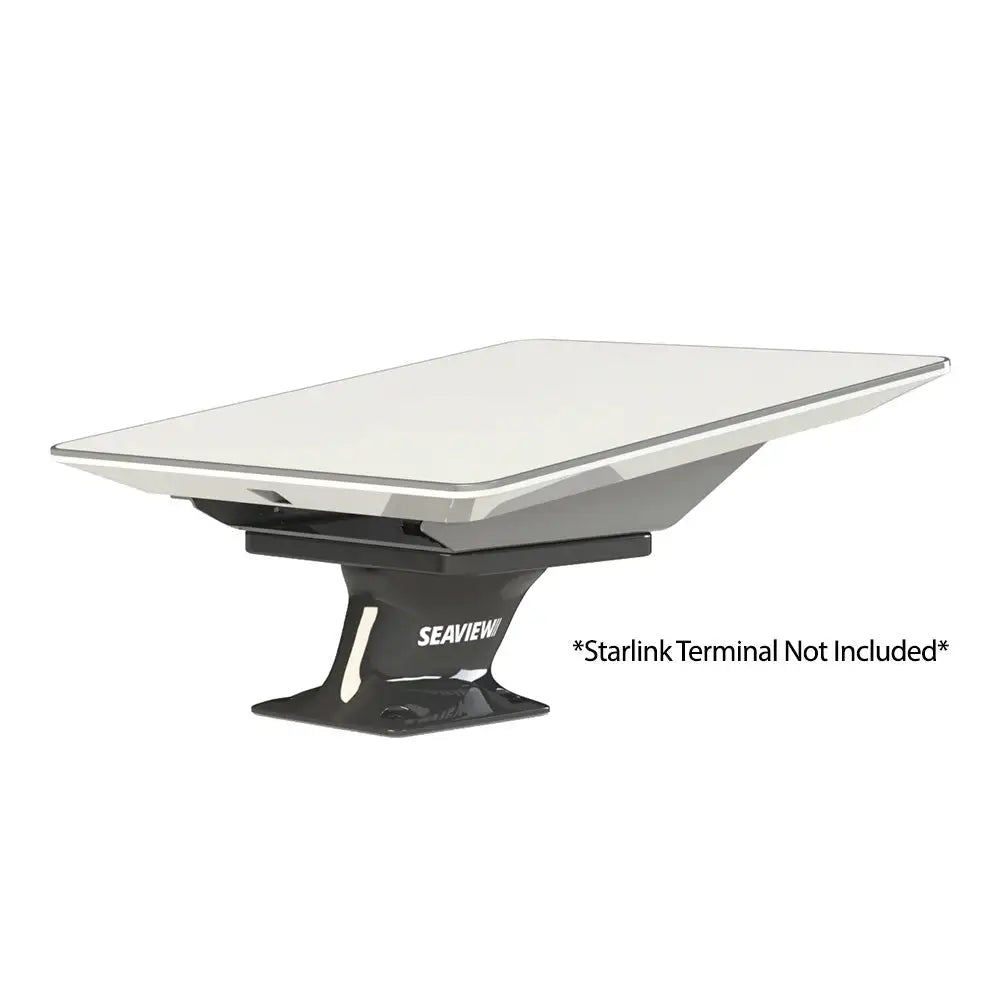 Seaview Starlink High Performance 5’’ Pedestal Mount w/ADASTLKA Starlink Top Plate - Black [ADASTLKABLK + PMA57M1BLK]