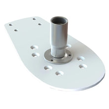 Seaview Starlink Modular Top Plate w/Starlink Stainless Steel 1’’-14 Threaded Adapter Stainless Steel Base [ADASTLK]