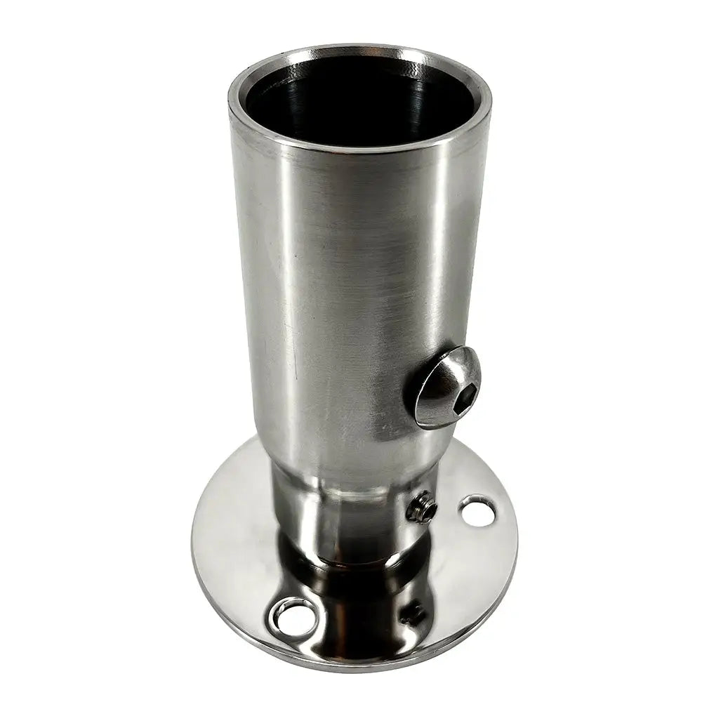 Seaview Starlink Stainless Steel 1’’-14 Threaded Adapter Stainless Steel Fixed Base [SV114STLKFB] - Antenna Mounts &