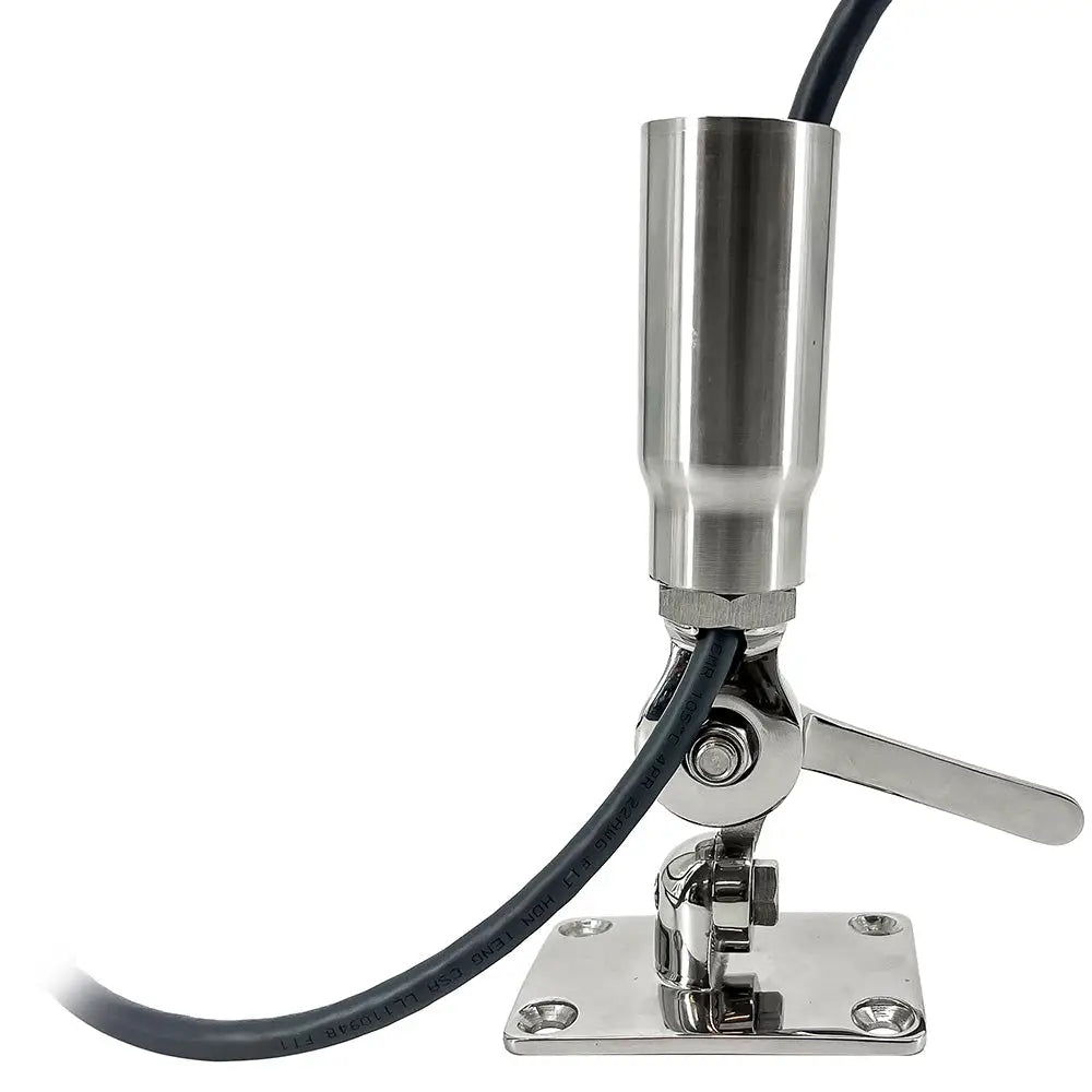 Seaview Starlink Stainless Steel 1’’-14 Threaded Adapter Stainless Steel Ratchet Base [SV114STLKRB] - Antenna Mounts &