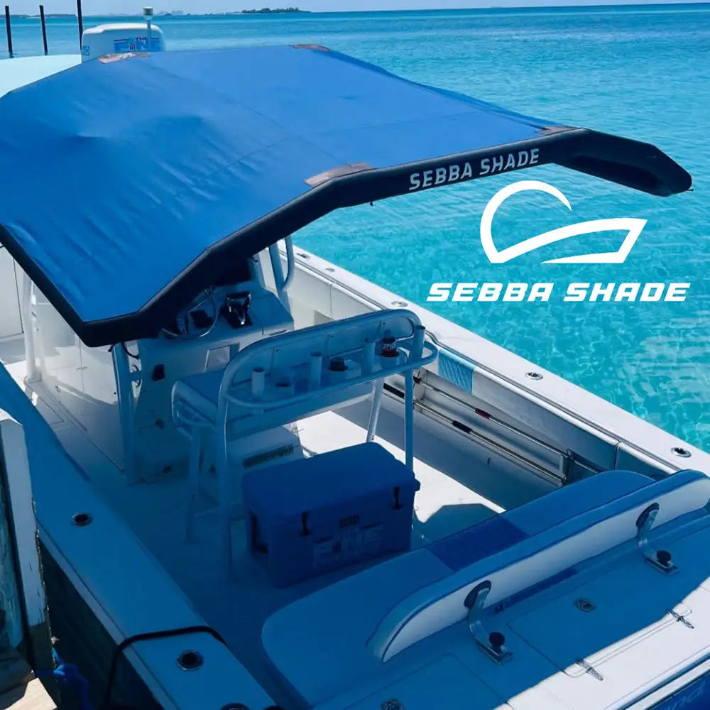 Sebba Shade 8 x 12 ft. Blue Sun Shade f/Boats 26’ + [SS8X12BLU] - Biminis/Shades/Umbrellas