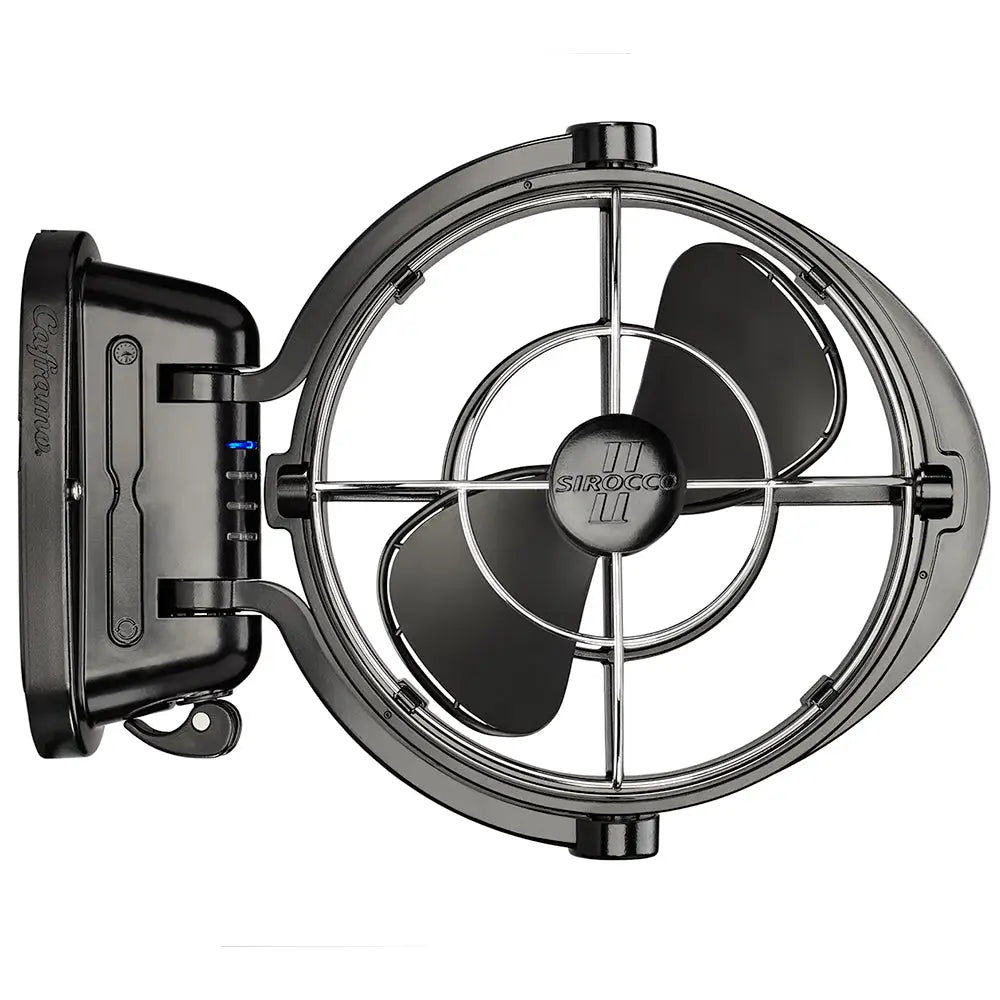 SEEKR by Caframo Sirocco II 3-Speed 7’’ Gimbal Fan - Black - 12-24V [7010CABBX] - Fans