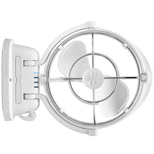SEEKR by Caframo Sirocco II 3-Speed 7’’ Gimbal Fan - White - 12-24V [7010CAWBX] - Fans