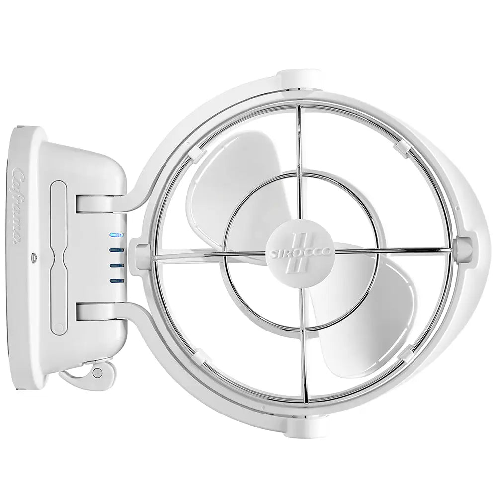 SEEKR by Caframo Sirocco II 3-Speed 7’’ Gimbal Fan - White - 12-24V [7010CAWBX] - Fans