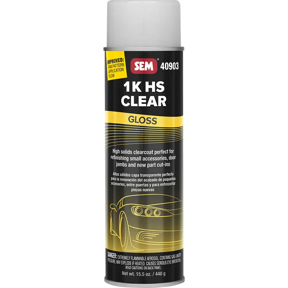 SEM 1K HS Clear - 20oz Aerosol Can - Gloss Finish [40903] - Accessories