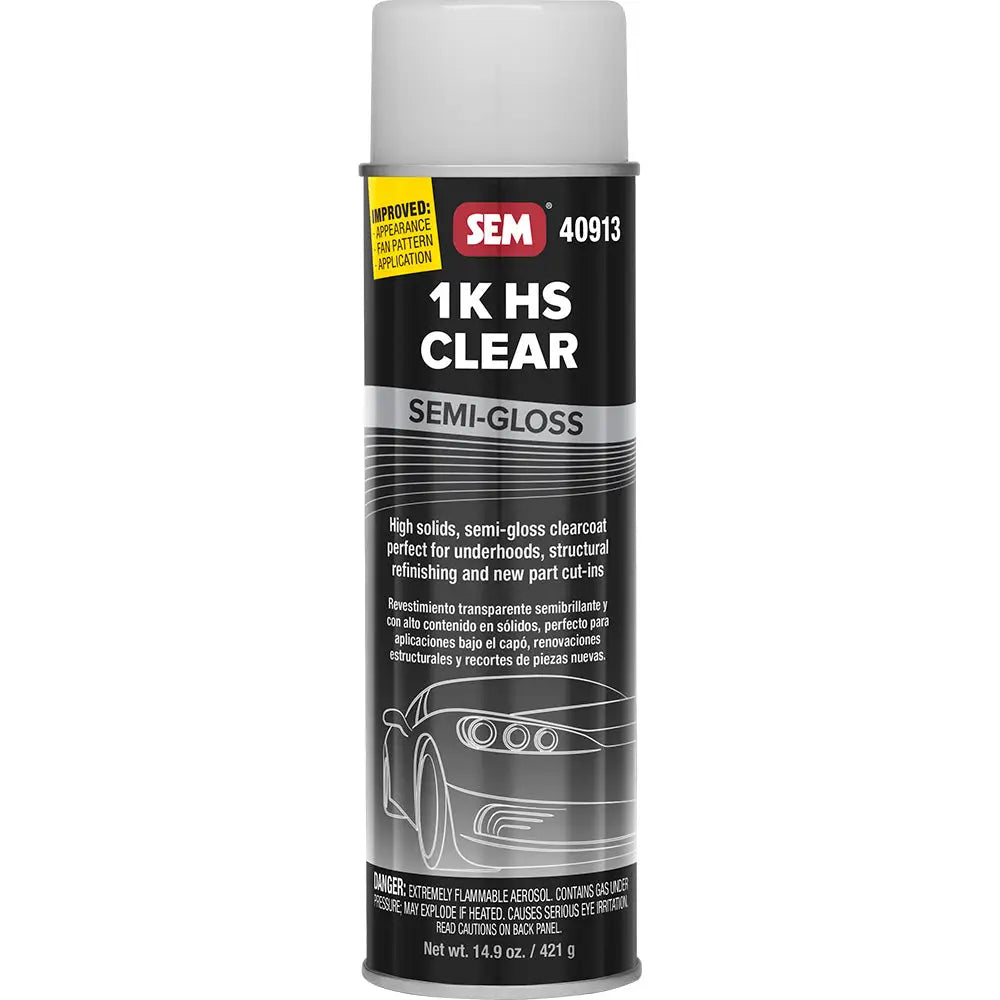 SEM 1K HS Clear - 20oz Aerosol Can - Semi-Gloss Finish [40913] - Accessories