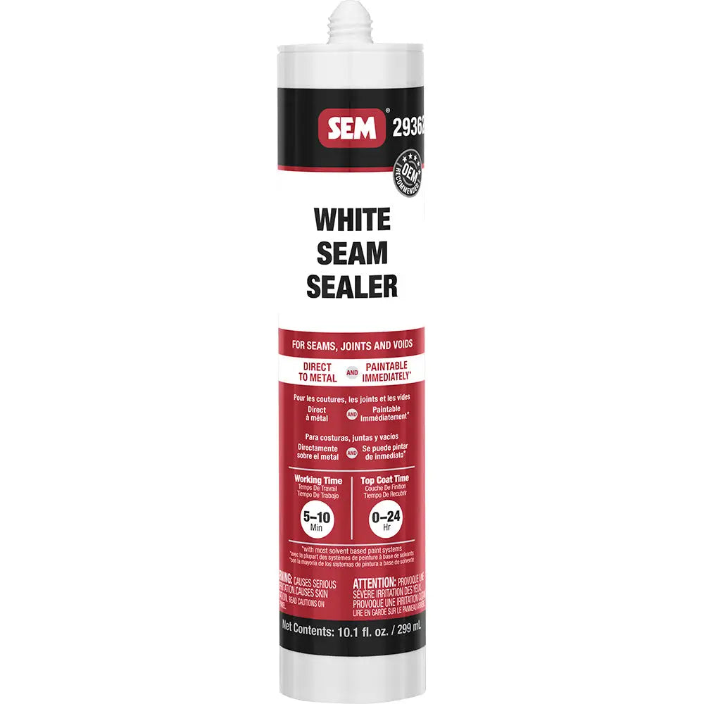 SEM 1K Seam Sealer - 10.1oz Tube - White [29362] - Accessories