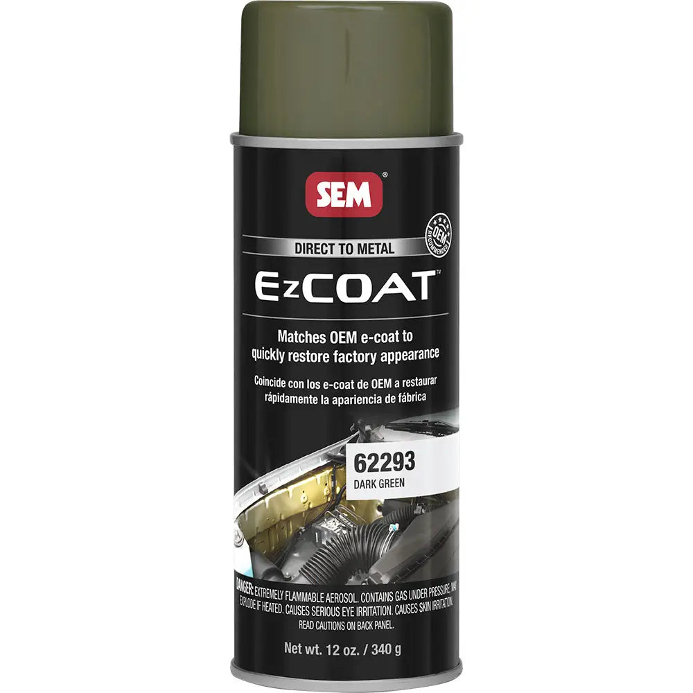 SEM Ez Coat - 16oz Aerosol Can - Dark Green [62293] - Accessories
