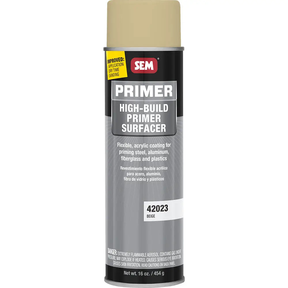 SEM High-Build Primer Surfacer - 20oz Aerosol Can - Beige [42023] - Accessories