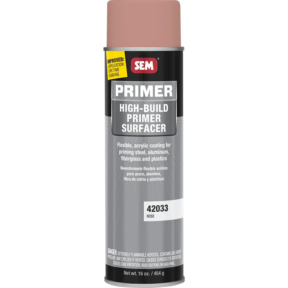 SEM High-Build Primer Surfacer - 20oz Aerosol Can - Rose [42033] - Accessories