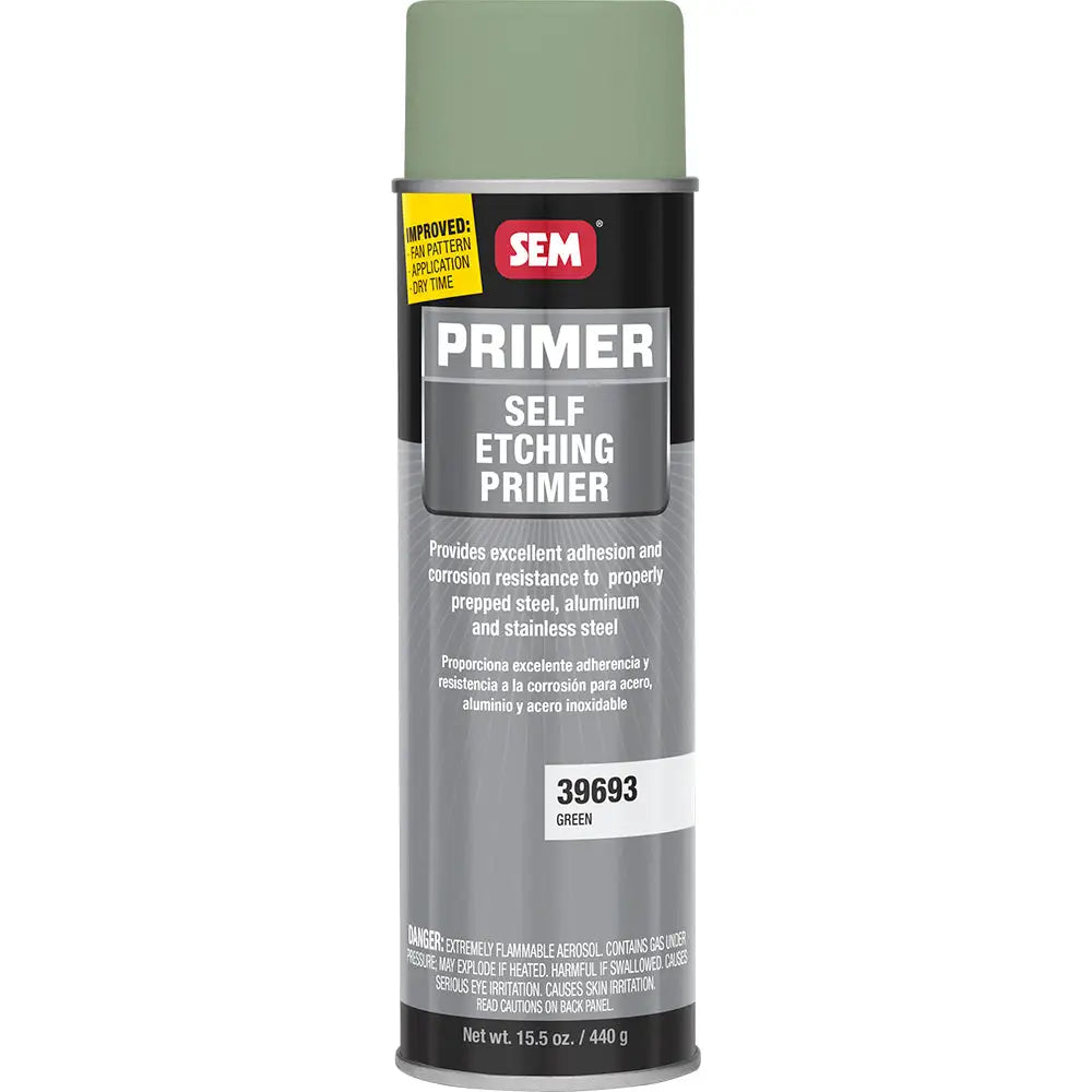 SEM Self Etching Primer - 20oz Aerosol Can - Green [39693] - Cleaning