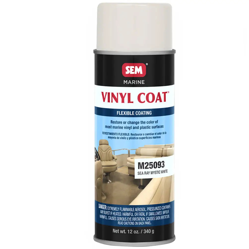 SEM Vinyl Coat - Sea Ray Mystic White - 12oz [M25093] - Accessories
