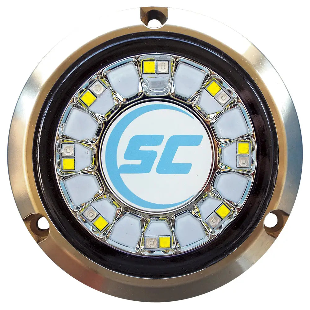 Shadow-Caster Blue/White Color Changing Underwater Light - 16 LEDs - Bronze [SCR-16-BW-BZ-10] - Underwater Lighting