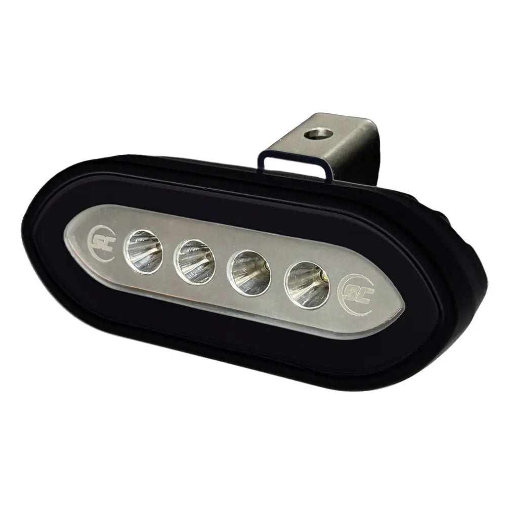 Shadow-Caster Bracket Mount Spreader Light - Black Housing - White [SCM-SLB4X-GW-BK] - Flood/Spreader Lights