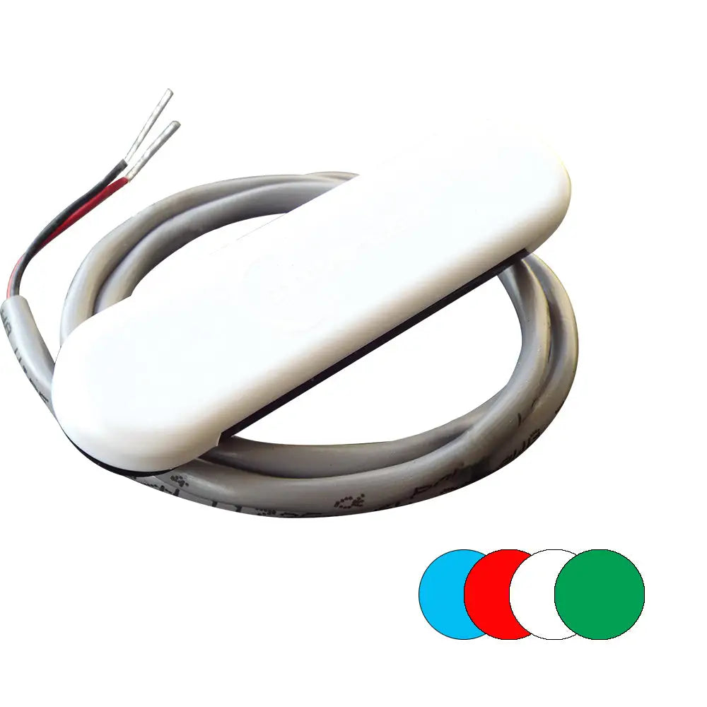 Shadow-Caster Courtesy Light w/2’ Lead Wire - White ABS Cover - RGB Multi-Color - 4-Pack [SCM-CL-RGB-4PACK] - Interior