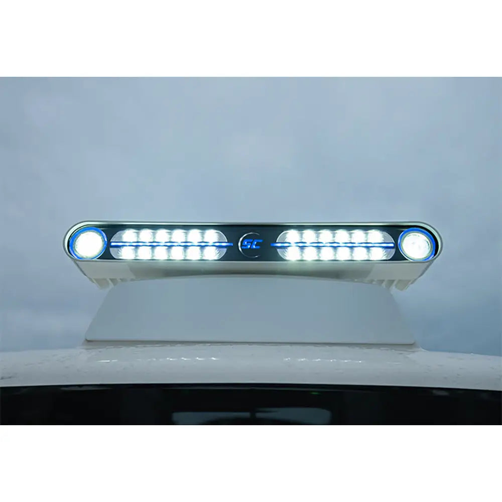 Shadow-Caster Eagle Ray LED Light Bar - Black Housing Dual Optics [SCM-EAGLE-RAY-BK] - Flood/Spreader Lights