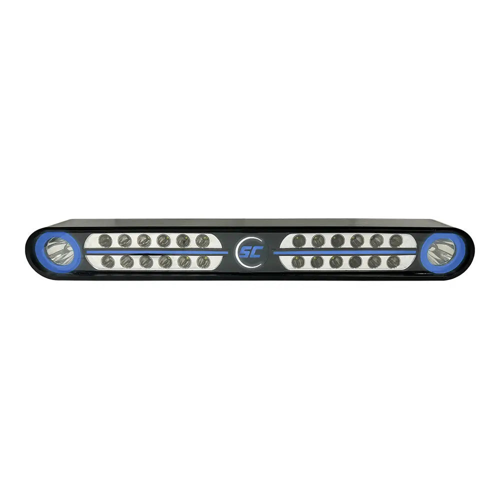 Shadow-Caster Eagle Ray LED Light Bar - Black Housing Dual Optics [SCM-EAGLE-RAY-BK] - Flood/Spreader Lights