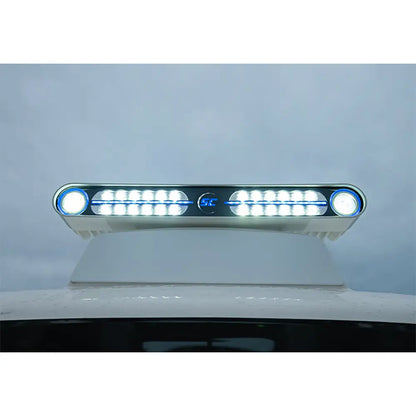 Shadow-Caster Eagle Ray LED Light Bar - White Housing Dual Optics [SCM-EAGLE-RAY-WH] - Flood/Spreader Lights
