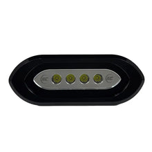 Shadow-Caster Flush Mount Spreader Light - Black Housing - White [SCM-SLF4X-GW-BK] - Flood/Spreader Lights