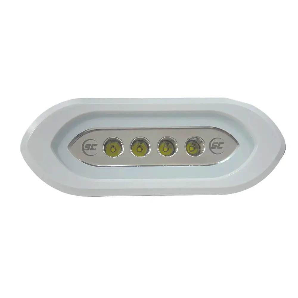 Shadow-Caster Flush Mount Spreader Light - White Housing - White [SCM-SLF4X-GW-WH] - Flood/Spreader Lights