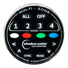 Shadow-Caster Round Zone Controller 4 Channel Remote f/MZ-LC or SCM-LC [SCM-ZC-REMOTE] - Accessories