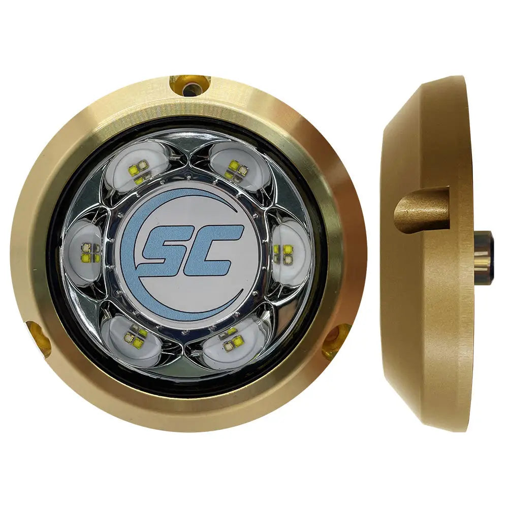 Shadow-Caster SC3 Series Bimini Blue Bronze Surface Mount Underwater Light [SC3-BB-BZSM] - Underwater Lighting