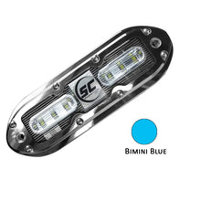 Shadow-Caster SCM-6 LED Underwater Light w/20’ Cable - 316 SS Housing - Bimini Blue [SCM-6-BB-20] - Underwater Lighting