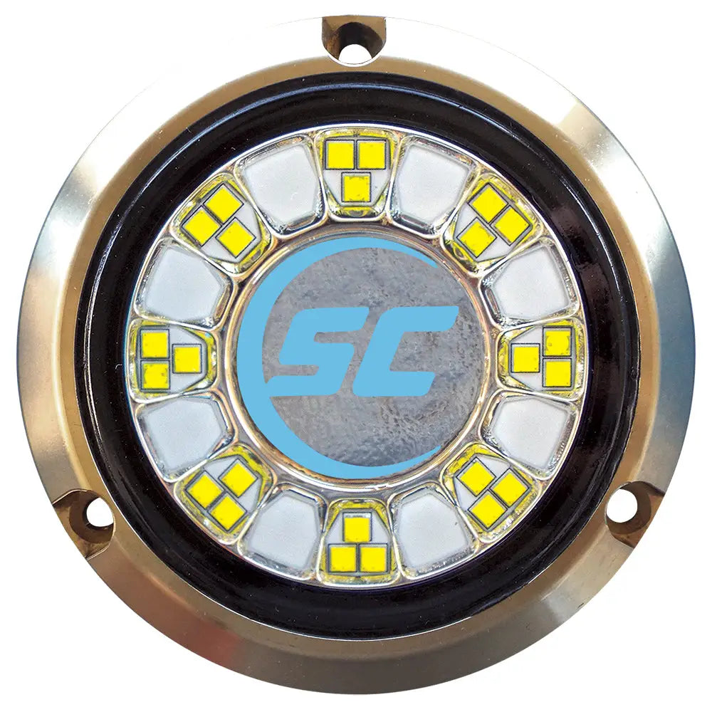Shadow-Caster SCR-24 Bronze Underwater Light - 24 LEDs - Bimini Blue [SCR-24-BB-BZ-10] - Underwater Lighting