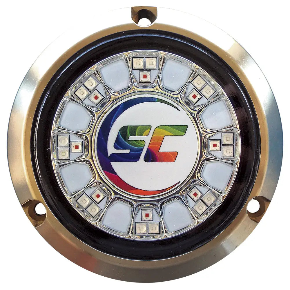 Shadow-Caster SCR-24 Bronze Underwater Light - 24 LEDs - Full Color Changing [SCR-24-CC-BZ-10] - Underwater Lighting