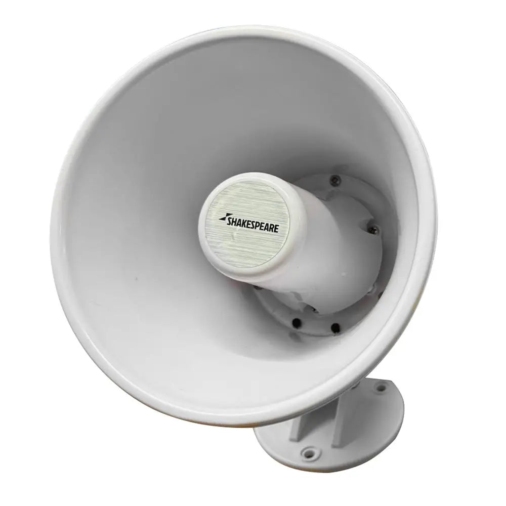 Shakespeare 15W 4-Ohm 5’’ Loud Hailer Speaker w/Bracket Talkback - White [HS-5A] - Hailer Horns