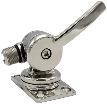 Shakespeare 6187 Sleek Compact Stainless Steel Rotatable 4-Way Ratchet Mount [6187] - Antenna Mounts & Accessories