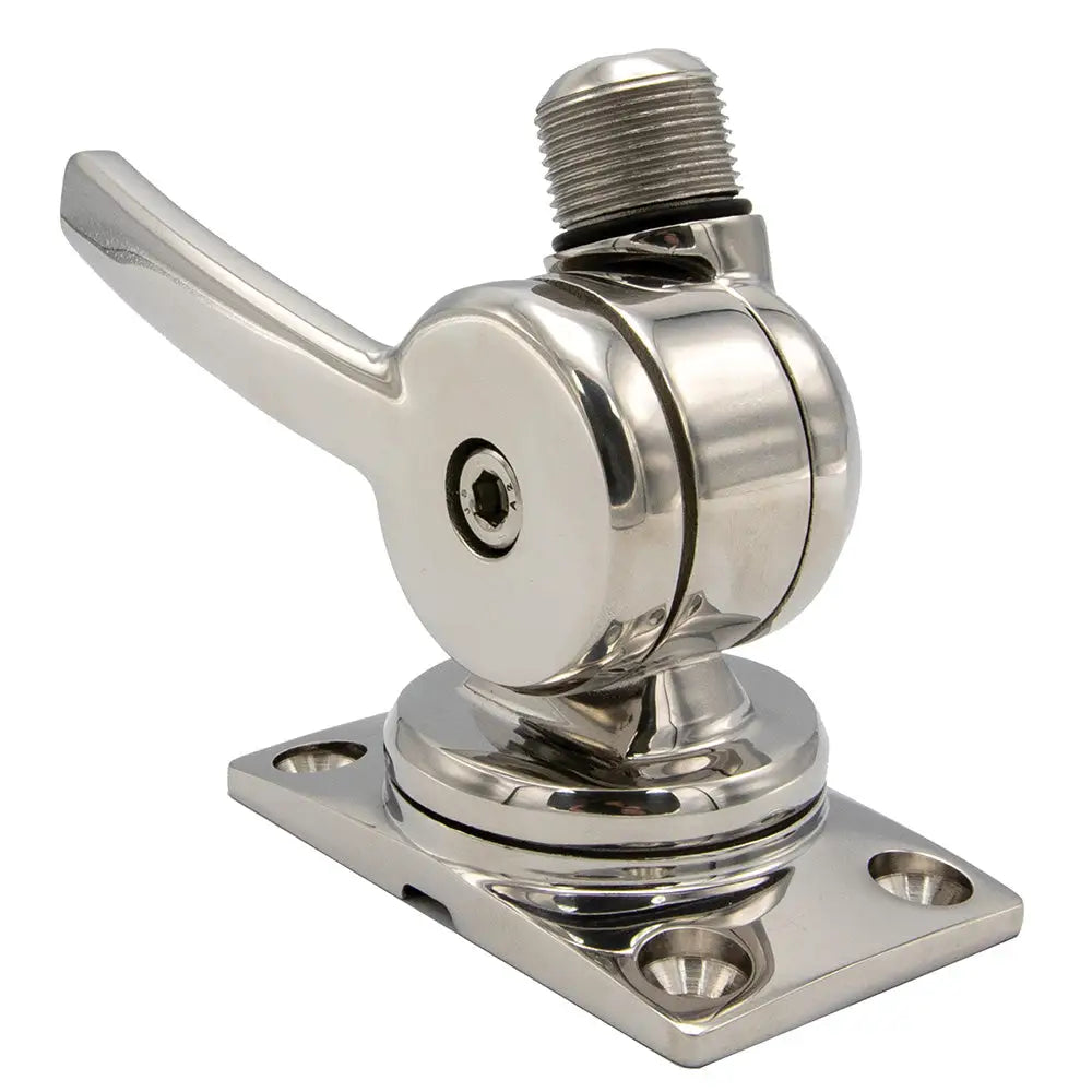Shakespeare 6187 Sleek Compact Stainless Steel Rotatable 4-Way Ratchet Mount [6187] - Antenna Mounts & Accessories