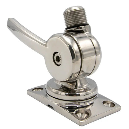 Shakespeare 6187 Sleek Compact Stainless Steel Rotatable 4-Way Ratchet Mount [6187] - Antenna Mounts & Accessories