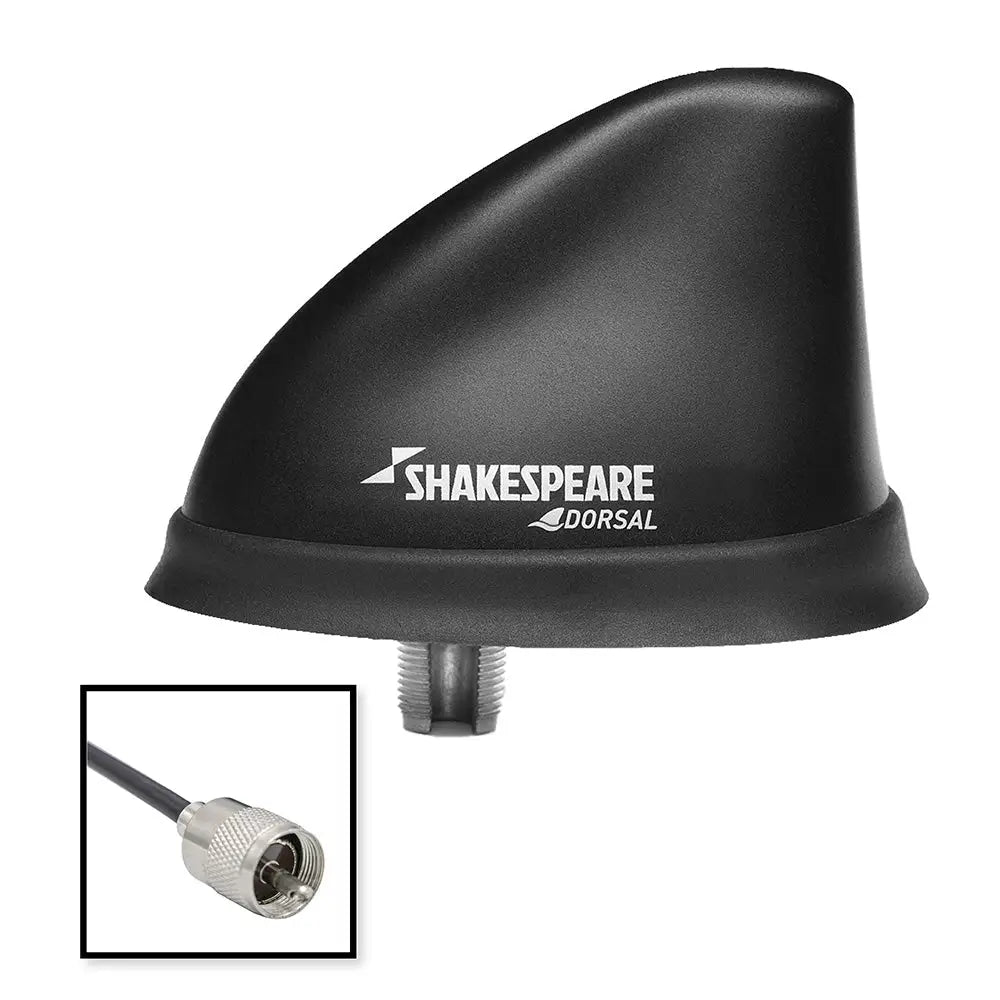 Shakespeare Dorsal Antenna Black Low Profile 26 RGB Cable w/PL-259 [5912-DS-VHF] - Antennas